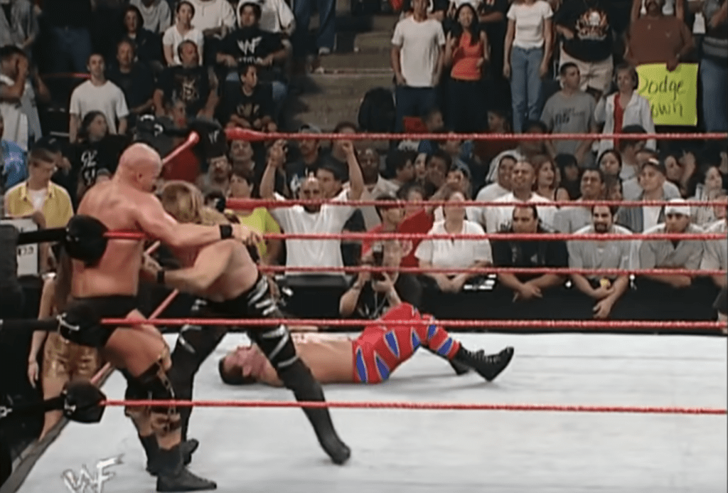 Stone Cold Steve Austin & Triple H vs. Chris Jericho & Chris Benoit - Monday Night Raw